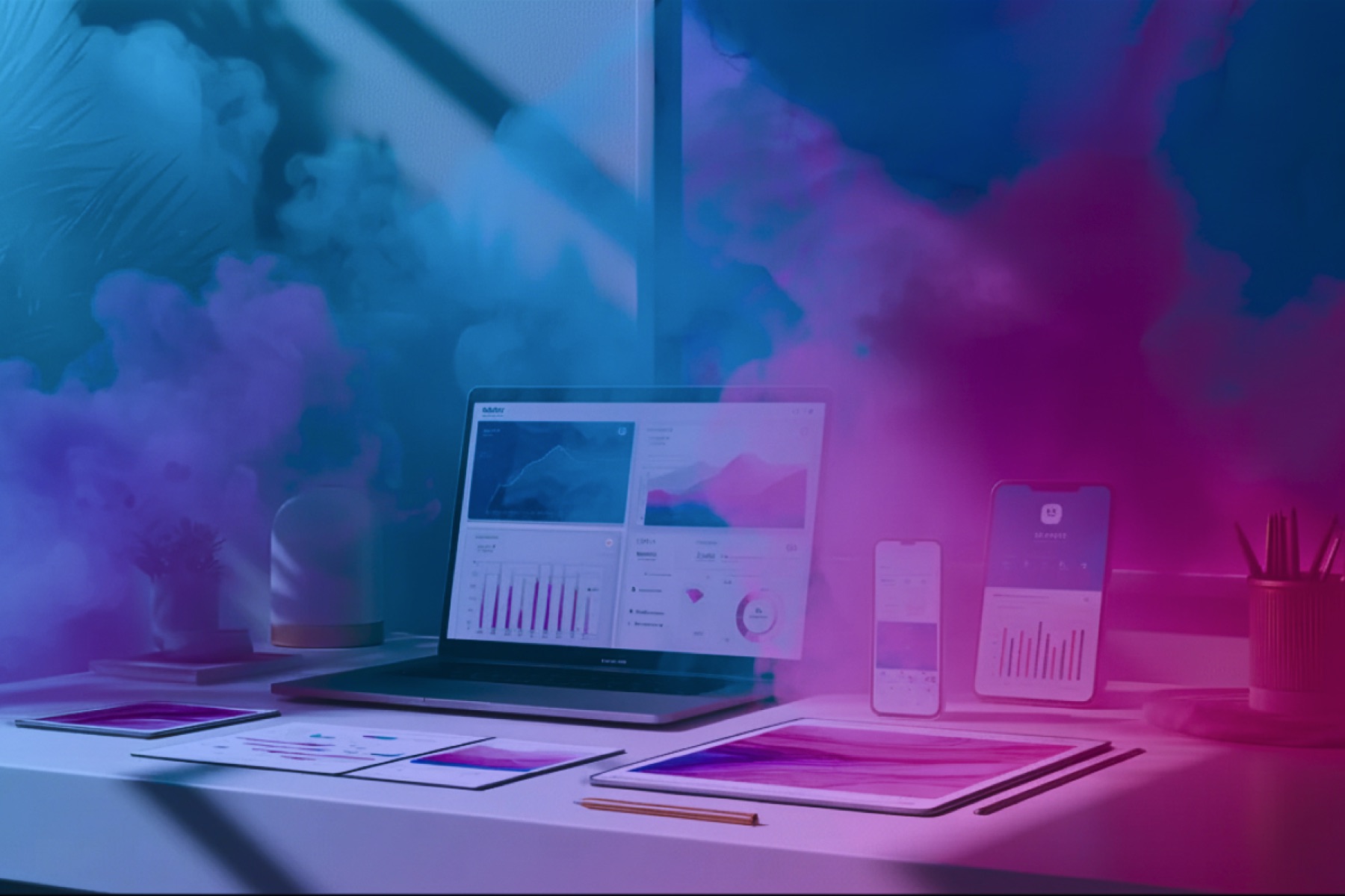 Website and digital product design work.